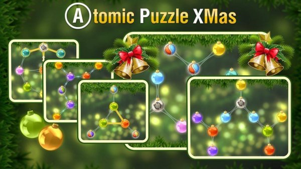 Atomic Puzzle XMas Online - Christmas Puzzle Game