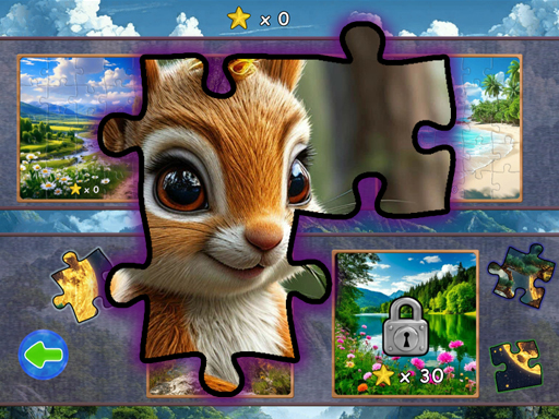 Green Portal Online Jigsaw Puzzle Game