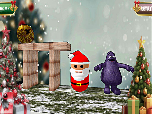 Santa Claus Meet Grimace - Puzzle Adventure Game