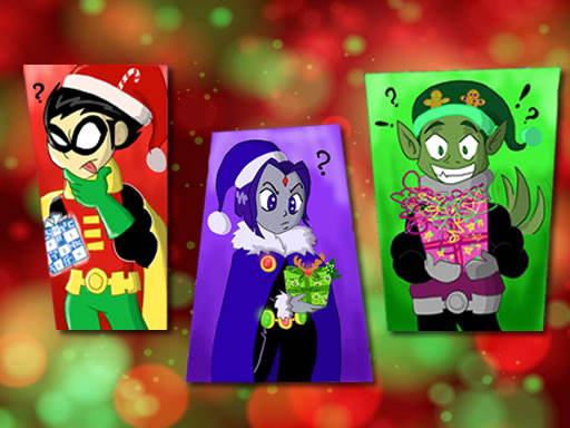 Teen Titans Christmas Stars Online Game