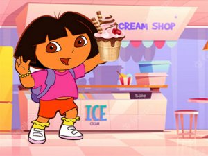 Ice Cream Maker With Dora Online Game