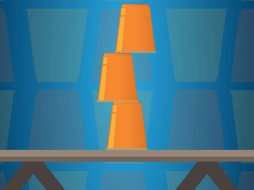 Cups Tower Builder Puzzle Game