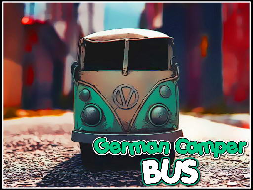 German Camper Bus Puzzle Game