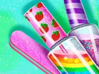 Candy Nail Art Fashion Salon Online Game