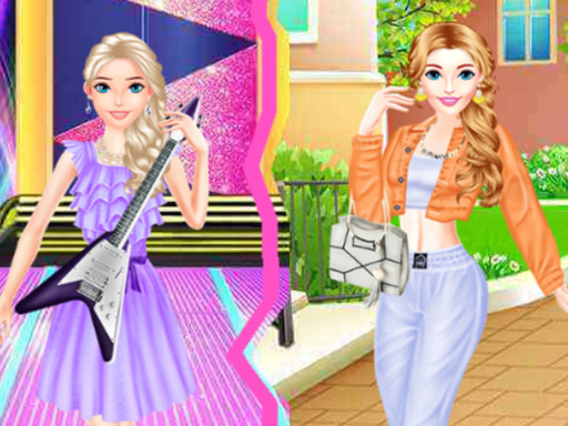Sisters Street Style VS Stage Style Online Fashion Game