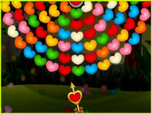Valentines Bubble Wheel Online Game