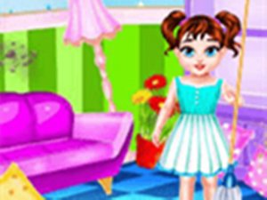 Baby Taylor Messy Home Cleaning Online Game