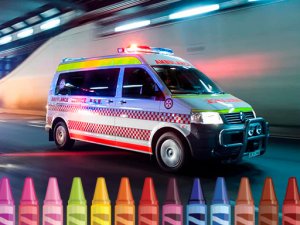 Ambulance Coloring Online Game