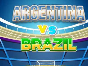Match Football Brazil or Argentina Online Game