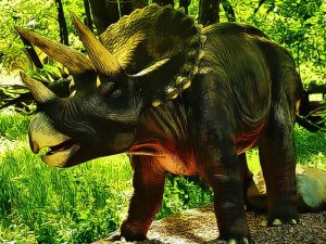 Triceratops Dinosaur Puzzle Online Game