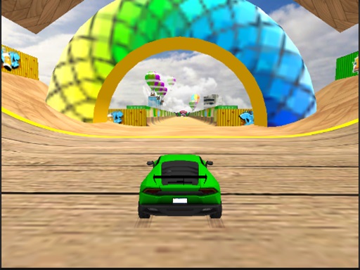 Extreme Crazy Car Stunt Race Mega Ramps Online Game