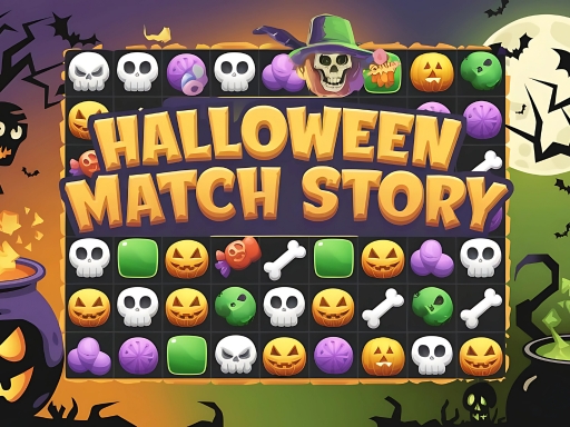 Halloween Match Story Puzzle Game