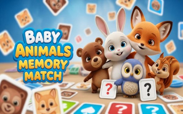 Baby Animal Memory Pairs
