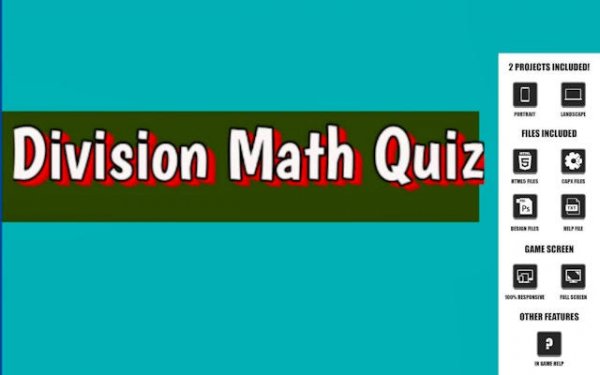 Division Math Quiz Game