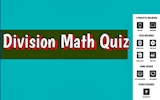 Division Math Quiz Game