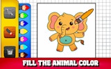 Fill The Animal Color - Creative Coloring Game