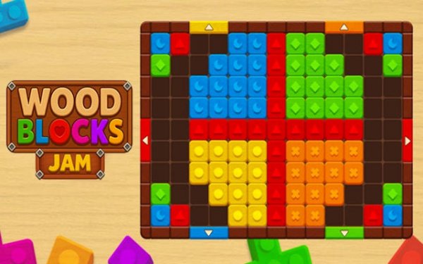 Wood Blocks Jam - Color Match Puzzle
